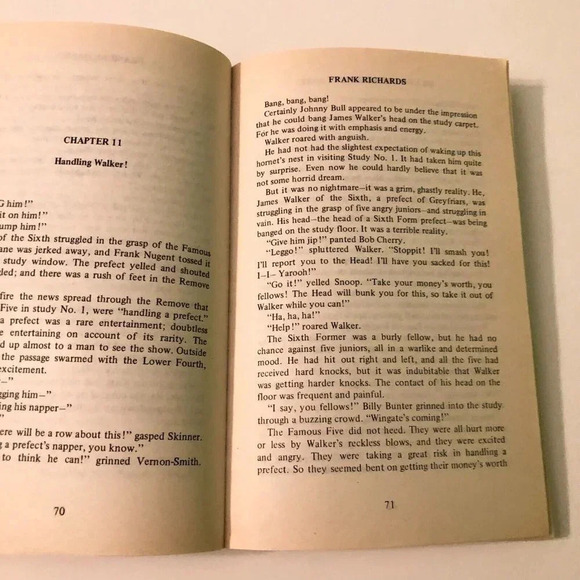 1989 Billy Bunter Gets The Boot Frank Richards Greyfriars Book - Picture 16 of 16